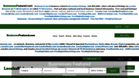 What Businessesfeatured.com website looked like in 2022 (2 years ago)