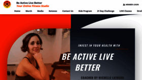 What Beactivelivebetter.com website looked like in 2022 (2 years ago)
