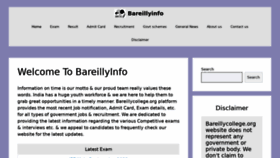 What Bareillycollege.org website looked like in 2022 (2 years ago)