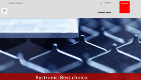 What Bystronic.com website looked like in 2022 (2 years ago)