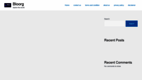 What Bloorg.net website looked like in 2022 (2 years ago)