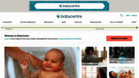 What Babycentre.co.uk website looked like in 2022 (2 years ago)