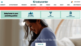 What Babycenter.com website looked like in 2022 (2 years ago)