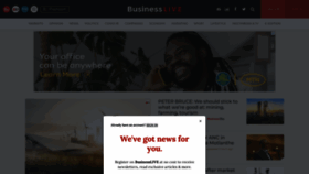 What Businesslive.co.za website looked like in 2022 (2 years ago)