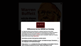 What Boerse-am-sonntag.de website looked like in 2022 (2 years ago)