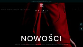 What B-luxury.pl website looked like in 2022 (2 years ago)