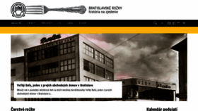 What Bratislavskerozky.sk website looked like in 2022 (2 years ago)