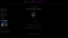 What Boxofficeguru.com website looked like in 2022 (2 years ago)