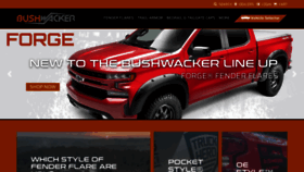 What Bushwacker.com website looked like in 2022 (2 years ago)