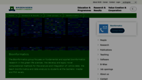 What Bioinformatics.nl website looked like in 2022 (2 years ago)