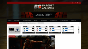 What Basquetcaliente.com website looked like in 2022 (2 years ago)