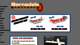 What Barnsdalearchery.com website looked like in 2022 (2 years ago)