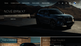 What Bmw.cz website looked like in 2022 (2 years ago)