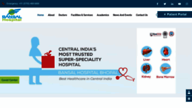 What Bansalhospital.com website looked like in 2022 (2 years ago)