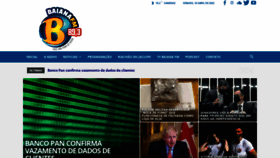 What Baianafm.com.br website looked like in 2022 (2 years ago)