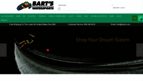 What Bartswatersports.com website looked like in 2022 (2 years ago)