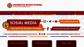 What Buddhidharma.ac.id website looked like in 2022 (2 years ago)