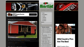 What Biertijd.tv website looked like in 2022 (2 years ago)