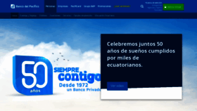 What Bancodelpacifico.com website looked like in 2022 (1 year ago)