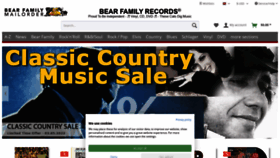 What Bear-family.com website looked like in 2022 (2 years ago)