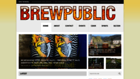 What Brewpublic.com website looked like in 2022 (2 years ago)