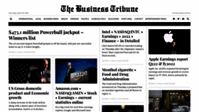 What Businesstribune.org website looked like in 2022 (1 year ago)