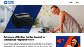 What Brotherprintersupport.co website looked like in 2022 (3 years ago)