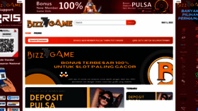 What Bizz77.games website looked like in 2022 (2 years ago)