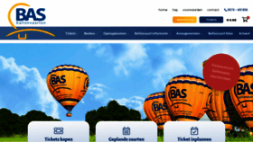 What Basballonvaart.nl website looked like in 2022 (1 year ago)