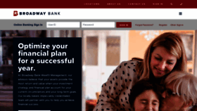 What Broadway.bank website looked like in 2022 (1 year ago)