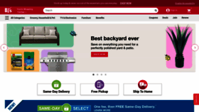 What Bjs.com website looked like in 2022 (2 years ago)