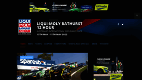 What Bathurst12hour.com.au website looked like in 2022 (1 year ago)