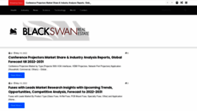 What Blackswanzine.com website looked like in 2022 (1 year ago)