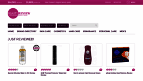What Beautyreview.co.nz website looked like in 2022 (2 years ago)