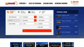 What Belmondo.si website looked like in 2022 (1 year ago)