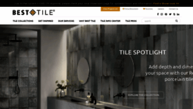 What Besttile.com website looked like in 2022 (1 year ago)