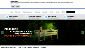 What Bedkingdom.co.uk website looked like in 2022 (1 year ago)