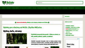 What Bylinkyprovsechny.cz website looked like in 2022 (1 year ago)