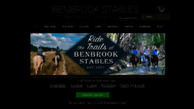 What Benbrookstables.com website looked like in 2022 (1 year ago)
