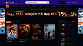What Biluu.tv website looked like in 2022 (1 year ago)