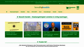 What Bewusst-handeln.eu website looked like in 2022 (1 year ago)
