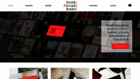 What Boekenbladkado.nl website looked like in 2022 (1 year ago)
