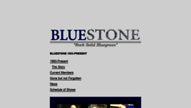What Bluestonebluegrass.com website looked like in 2022 (1 year ago)