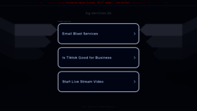 What Bg-services.de website looked like in 2022 (1 year ago)
