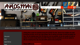 What Buyanalogman.com website looked like in 2022 (1 year ago)