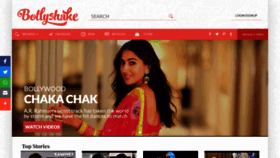 What Bollyshake.com website looked like in 2022 (1 year ago)