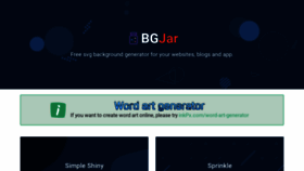 What Bgjar.com website looked like in 2022 (2 years ago)