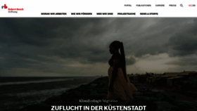 What Bosch-stiftung.de website looked like in 2022 (1 year ago)