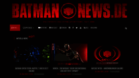 What Batmannews.de website looked like in 2022 (1 year ago)