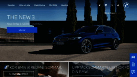 What Bmw.se website looked like in 2022 (1 year ago)